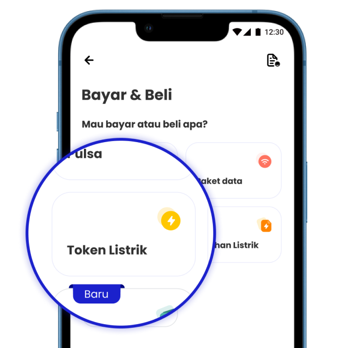 Bayar & Beli - token listrik - 2